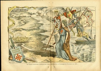 Illustrasjon av Achille Lemot (1846-1909) i Le Pelerin av Achille Lemot