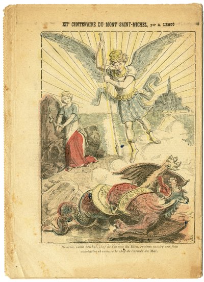 Illustrasjon av Achille Lemot (1846-1909) i Le Pelerin av Achille Lemot