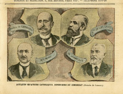 Illustrasjon av Achille Lemot (1846-1909) i Le Pelerin av Achille Lemot