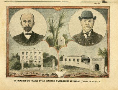 Illustrasjon av Achille Lemot (1846-1909) i Le Pelerin av Achille Lemot