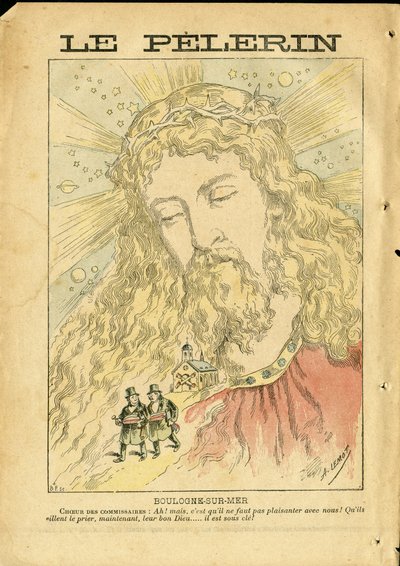 Illustrasjon av Achille Lemot (1846-1909) i Le Pelerin av Achille Lemot