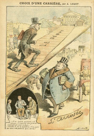Illustrasjon av Achille Lemot (1846-1909) i Le Pelerin av Achille Lemot