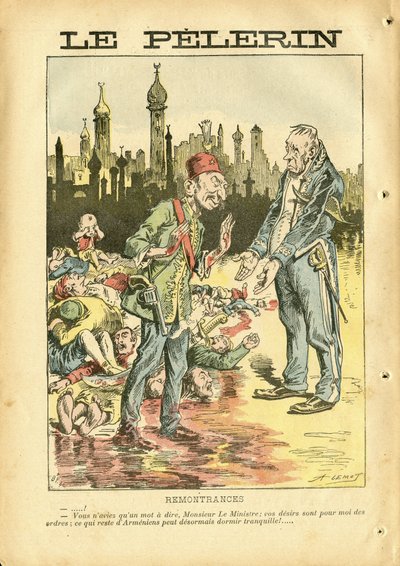 Illustrasjon av Achille Lemot (1846-1909) i Le Pelerin av Achille Lemot