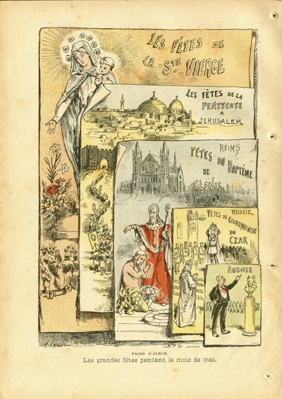 Illustrasjon av Achille Lemot (1846-1909) i Le Pelerin av Achille Lemot