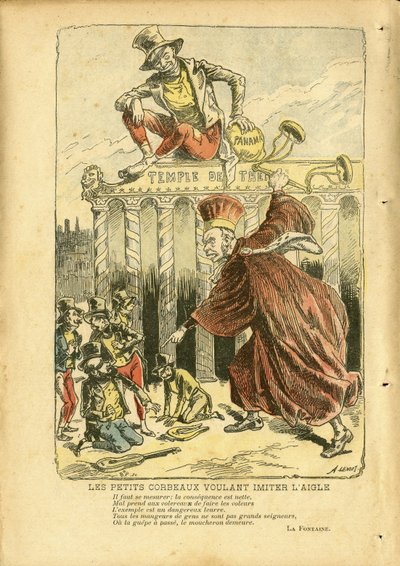 Illustrasjon av Achille Lemot (1846-1909) i Le Pelerin av Achille Lemot