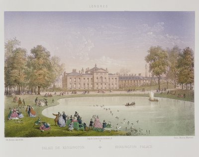 Kensington Palace, ca. 1862 av Achille-Louis Martinet