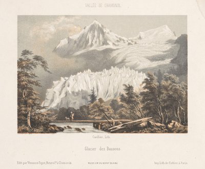 Zicht op de Mont Blanc fra Col des Montets Utsikt over Mont Blanc fra Les Montets. Veien til Martigny (tittel på objekt) Herinnering i Chamonix-Mont-Blanc (serietittel) Museum of Mont-Blanc (serietittel på objekt) av Ad. Cuvillier