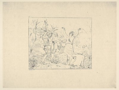 Frigjør svarte mennesker i Hayti fra Confederate War Etchings, 1861-63. av Adalbert John Volck