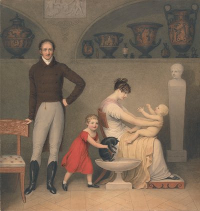 Kunstneren og hans familie av Adam Buck
