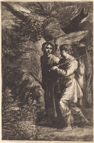 Tobias og engelen av Adam Elsheimer