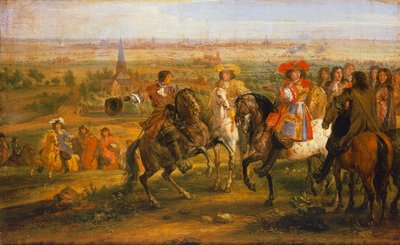 Fangst av Lille av Ludvig XIV, 28. august av Adam Frans van der Meulen