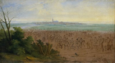 Troppene til Ludvig XIV før Naarden, 20. juli 1672 av Adam Frans van der Meulen