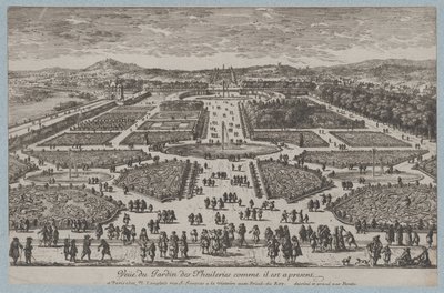 Tuileriehagen, 1680., 1680. av Adam Perelle