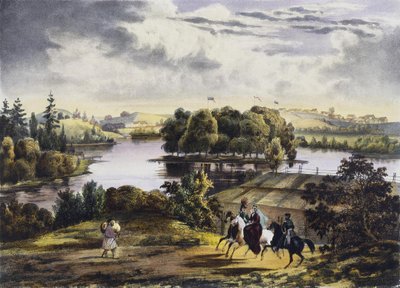 Utsikt over Izhora, 1833 av Adam Tirpeune