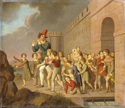 Pied Piper of Hamelin; Pied Piper of Hamelin, 1806 av Adam Weise
