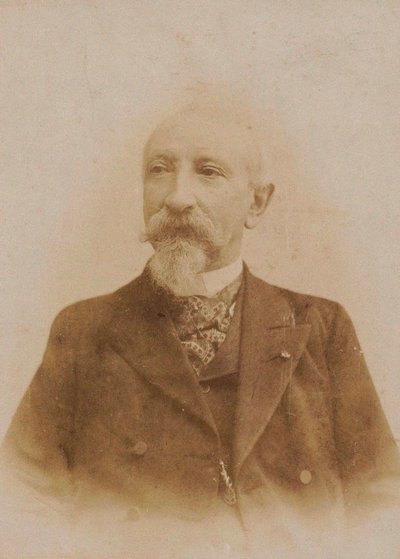 Portrett av komponisten Adam Münchheimer 1830-1904, ca. 1890. av Adam junior Münchheimer