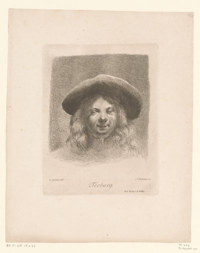 Portrett av Moses ter Borch av Adam von Bartsch