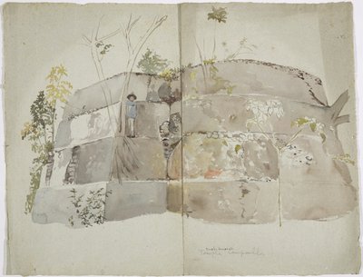 Et tempel ved Cempoalla av Adela Breton