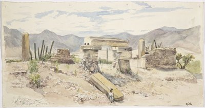 Ruiner ved Mitla, Oaxaca, Mexico av Adela Breton