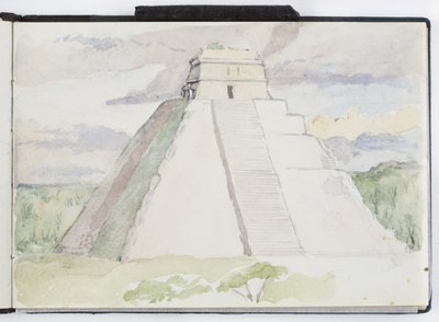 Skissebok med tegninger og notater, Mexico og Europa av Adela Breton