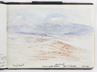 Skissebok med tegninger og notater, Nord- og Sør-Amerika (inkludert Mexico) av Adela Breton
