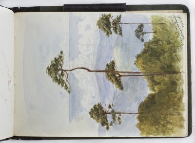 Skissebok med akvareller, tegninger og notater, Mexico, 1896-1898 (akvarell) av Adela Breton
