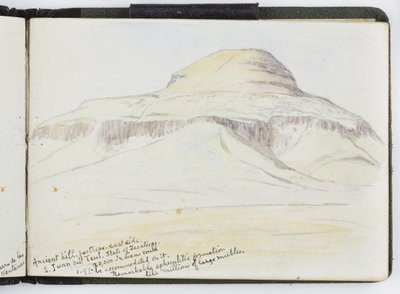 Skissebok med akvareller, tegninger og notater, Mexico, 1896-1898 (akvarell) av Adela Breton