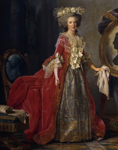 Porträt von Maria Adelaide von Frankreich (1732-1800), bekannt als Madame Adelaide von Adelaide Labille-Guiard