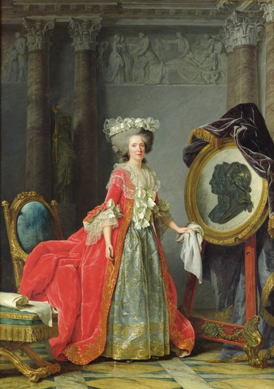 Portrett av Adelaide i Frankrike av Adelaide Labille Guiard