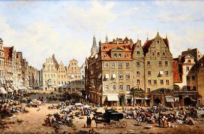 Markedet i Wroclaw av Adelbert Wolfl