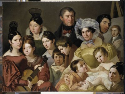 Familien Malatesta av Adeodato Malatesta or Malatesti