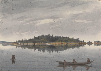 «Deer Island, Beaver Harbour, Vancouvers øy, 15. juli 1851 [Canada]» av Admiral Sir Edward Gennys Fanshawe