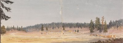 «Grass Valley, nær Nevada City, California, 18. september 1851» av Admiral Sir Edward Gennys Fanshawe