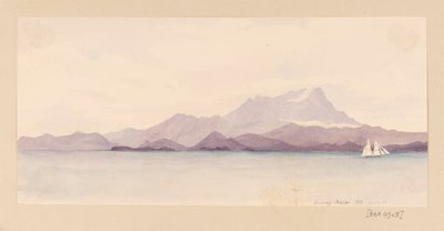 Keeney Balloo SE fra West Indies, North American og Borneo Scrapbook av Admiral Sir Edward Gennys Fanshawe