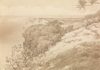 «Matavai-bukten og Point Venus, Tahiti, 24. august 1849 [Selskapsøyene]» av Admiral Sir Edward Gennys Fanshawe