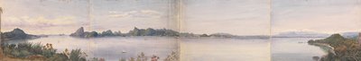 Panorama over Rio de Janeiro, Brasil av Admiral Sir Edward Gennys Fanshawe