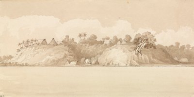 #39;Vewa, Feejee Islands, oktober 1849 [Fiji]#39; av Admiral Sir Edward Gennys Fanshawe