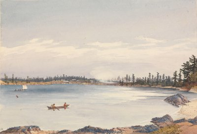 «Victoria-bosetningen, Vancouver Island, 13. august 1851 [Canada]» av Admiral Sir Edward Gennys Fanshawe