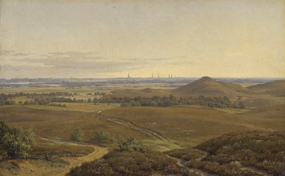 Utsikt over Hamburg av Adolf Carl
