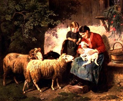 Kjæledyrlammet av Adolf Eberle