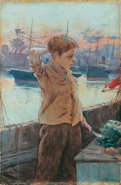 ""Le mousse"" (Skipsgutten) Peinture d