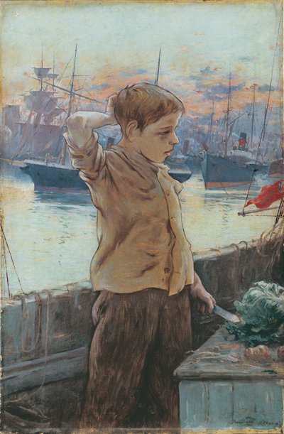 Skipsgutten, 1887 av Adolfo Guiard y Larrauri
