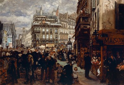 En ukedag i Paris av Adolph Menzel