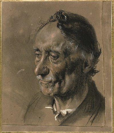 Leder av en gammel mann av Adolph Menzel