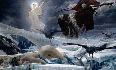 Ahasverus ved verdens ende av Adolf Hiremy Hirschl