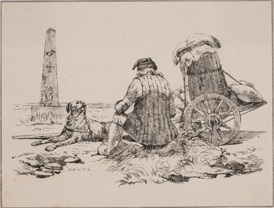 Selgeren og hunden hans av Johan Adolph Kittendorff