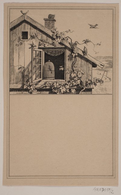 Fangene og de frie. Nei. 1 i Chr. Winther og M. Rørbye, "25 bilder for små barn" av Johan Adolph Kittendorff