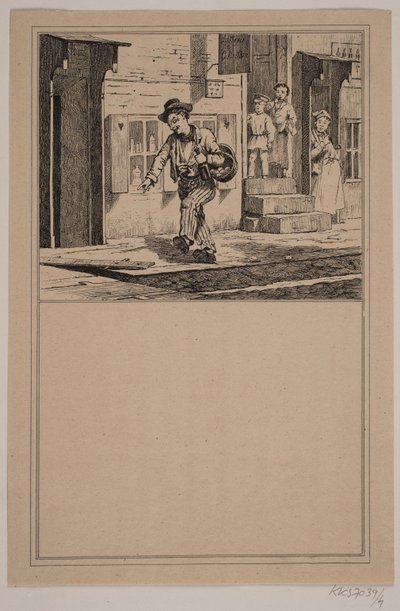 De druknede. Nei. 3. i Chr. Winther og M. Rørbye, "25 bilder for små barn" av Johan Adolph Kittendorff