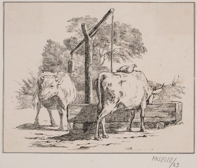 Høna og kua av Johan Adolph Kittendorff