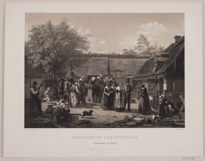 Sjælland bondebryllup av Johan Adolph Kittendorff